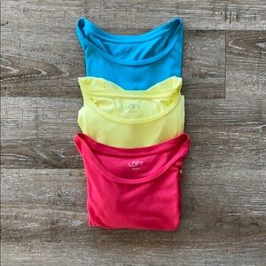 3 Loft basic crew neck t-shirts